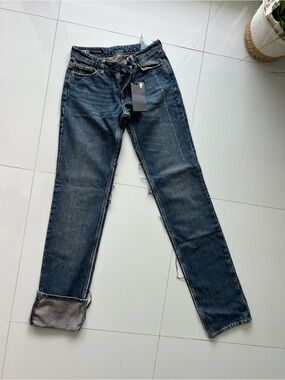 Zara Limited Edition low-rise Blue Straight-Leg Women's Jeans
